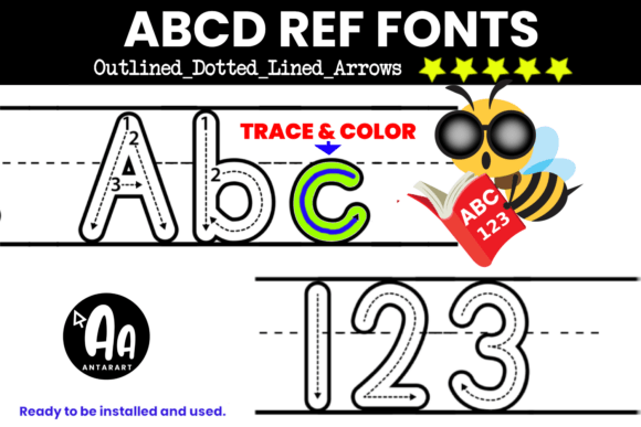 Download Abcd Ref Outlined Dotted Arrows Lined - Premium Resources