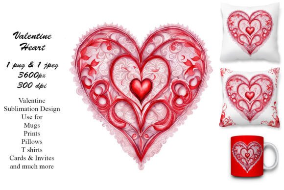 Download Elaborate Red &amp; Pink Love Heart - Love Collection